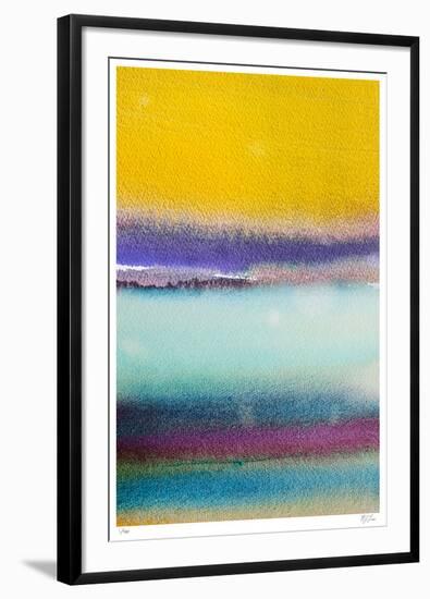 Rothkoesque 2-Mj Lew-Framed Giclee Print