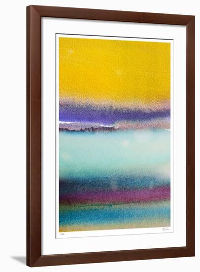 Rothkoesque 2-Mj Lew-Framed Giclee Print