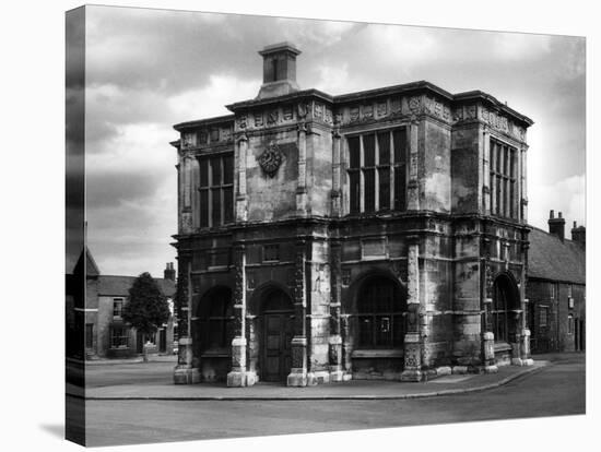 Rothwell Market House-Fred Musto-Stretched Canvas