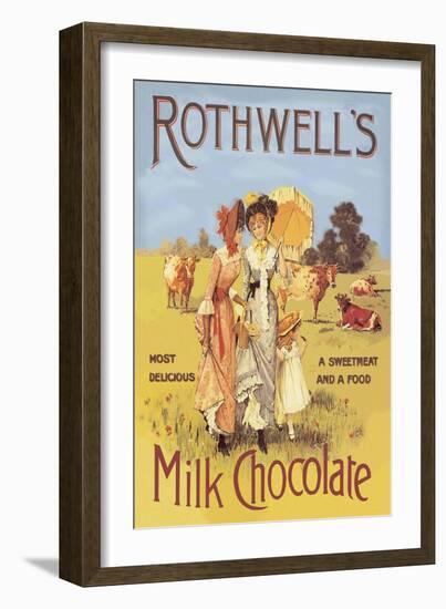 Rothwell's Milk Chocolate-null-Framed Art Print