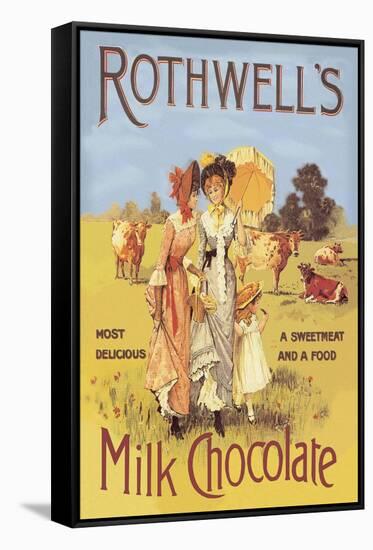 Rothwell's Milk Chocolate-null-Framed Stretched Canvas