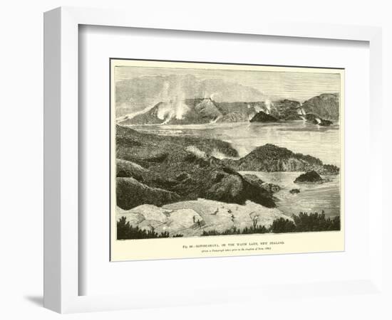 Rotomahana, or the Warm Lake, New Zealand-null-Framed Giclee Print