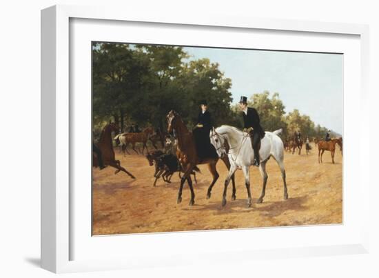 Rotten Row, Hyde Park-Thomas Blinks-Framed Giclee Print