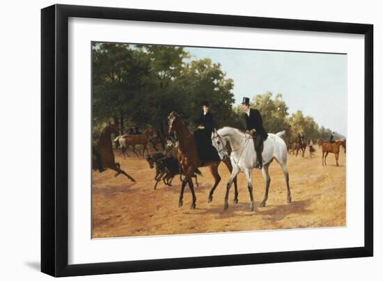 Rotten Row, Hyde Park-Thomas Blinks-Framed Giclee Print