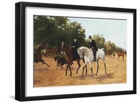 Rotten Row, Hyde Park-Thomas Blinks-Framed Giclee Print