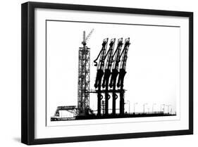Rotterdam-Harbour-Jan Niezen-Framed Giclee Print
