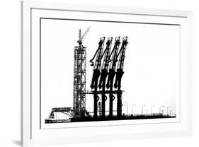 Rotterdam-Harbour-Jan Niezen-Framed Giclee Print