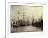 Rotterdam Harbour-Johan Barthold Jongkind-Framed Giclee Print