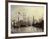 Rotterdam Harbour-Johan Barthold Jongkind-Framed Giclee Print