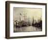 Rotterdam Harbour-Johan Barthold Jongkind-Framed Premium Giclee Print