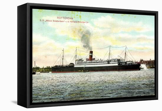 Rotterdam, Holland America Line,S.S. Nieuw Amsterdam-null-Framed Stretched Canvas