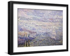 Rotterdam, Les Fumées-Paul Signac-Framed Giclee Print