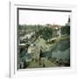 Rotterdam (Netherlands), the Leuvehaven and Scheepmakershaven Canals in 1883-Leon, Levy et Fils-Framed Photographic Print