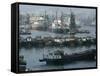 Rotterdam Port, Holland, Europe-Woolfitt Adam-Framed Stretched Canvas