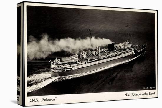 Rotterdamsche Lloyd, Krl, D.M.S. Baloeran, Dampfer-null-Stretched Canvas