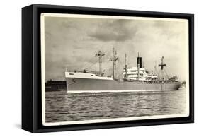Rotterdamsche Lloyd, Krl, Dampfschiff S.S. Samarinda-null-Framed Stretched Canvas
