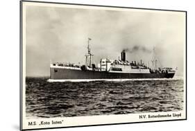 Rotterdamsche Lloyd, Krl, M.S. Kota Inten, Dampfer-null-Mounted Giclee Print