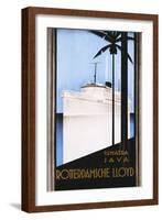 Rotterdamsche Lloyd Poster-Johann Von Stein-Framed Giclee Print