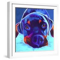 Rottie - Dexter 2-Dawgart-Framed Giclee Print