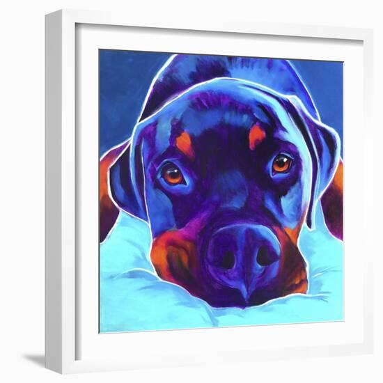 Rottie - Dexter 2-Dawgart-Framed Giclee Print