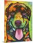 Rottie Pup-Dean Russo-Mounted Giclee Print