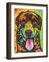 Rottie Pup-Dean Russo-Framed Giclee Print