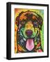 Rottie Pup-Dean Russo-Framed Giclee Print