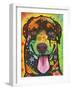 Rottie Pup-Dean Russo-Framed Giclee Print