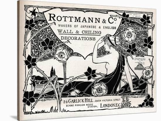 Rottmann and Co., Makers of Japanese and English Wall and Ceiling Decorations, 1897-null-Stretched Canvas