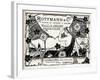 Rottmann and Co., Makers of Japanese and English Wall and Ceiling Decorations, 1897-null-Framed Giclee Print