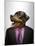 Rottweiler Dog Dressed Up As Formal Business Man-Nosnibor137-Mounted Photographic Print