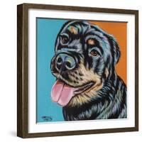 Rottweiler I-Carolee Vitaletti-Framed Art Print