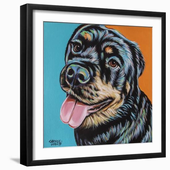 Rottweiler I-Carolee Vitaletti-Framed Art Print