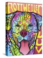 Rottweiler Luv-Dean Russo-Stretched Canvas