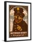 Rottweiler - Retro Security Ad-Lantern Press-Framed Art Print