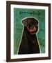 Rottweiler-John Golden-Framed Giclee Print