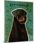 Rottweiler-John Golden-Mounted Giclee Print