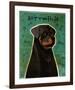 Rottweiler-John Golden-Framed Giclee Print