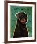 Rottweiler-John W^ Golden-Framed Art Print