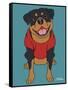 Rottweiler-Tomoyo Pitcher-Framed Stretched Canvas