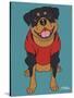 Rottweiler-Tomoyo Pitcher-Stretched Canvas