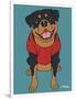 Rottweiler-Tomoyo Pitcher-Framed Giclee Print