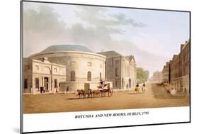 Rotunda and New Rooms, Dublin, 1795-James Malton-Mounted Art Print