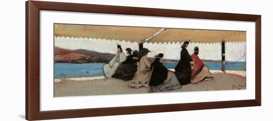 Rotunda at Palmieri-Giovanni Fattori-Framed Premium Giclee Print