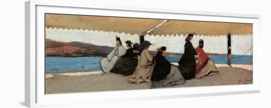 Rotunda at Palmieri-Giovanni Fattori-Framed Premium Giclee Print