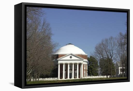 Rotunda of the University of Virginia, Designed by Thomas Jefferson, Charlottesville-null-Framed Stretched Canvas