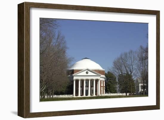 Rotunda of the University of Virginia, Designed by Thomas Jefferson, Charlottesville-null-Framed Giclee Print