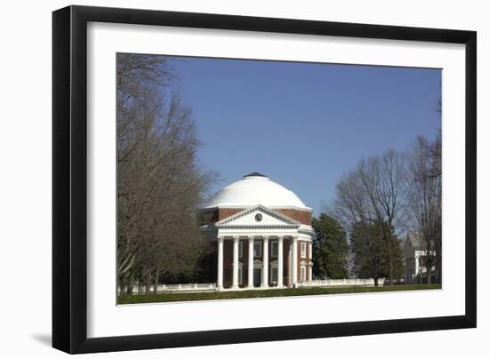 Rotunda of the University of Virginia, Designed by Thomas Jefferson, Charlottesville-null-Framed Giclee Print