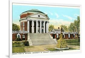 Rotunda, University of Virginia, Charlottesville-null-Framed Art Print