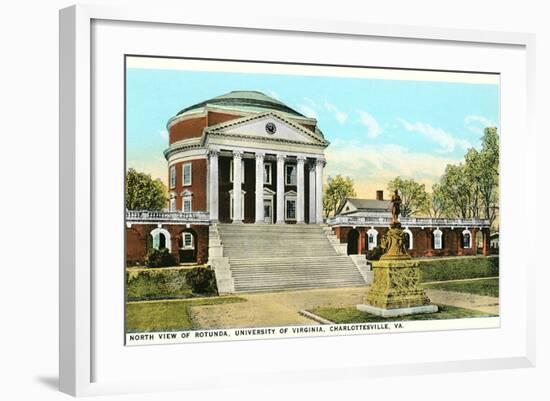 Rotunda, University of Virginia, Charlottesville-null-Framed Art Print